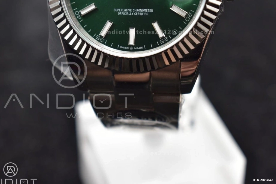 904L Edition 1:1 DIWF Best 41 on Sundust DateJust TravelReady Green Dial 648 Steel SA Bracelet 126334 Oyster 0314